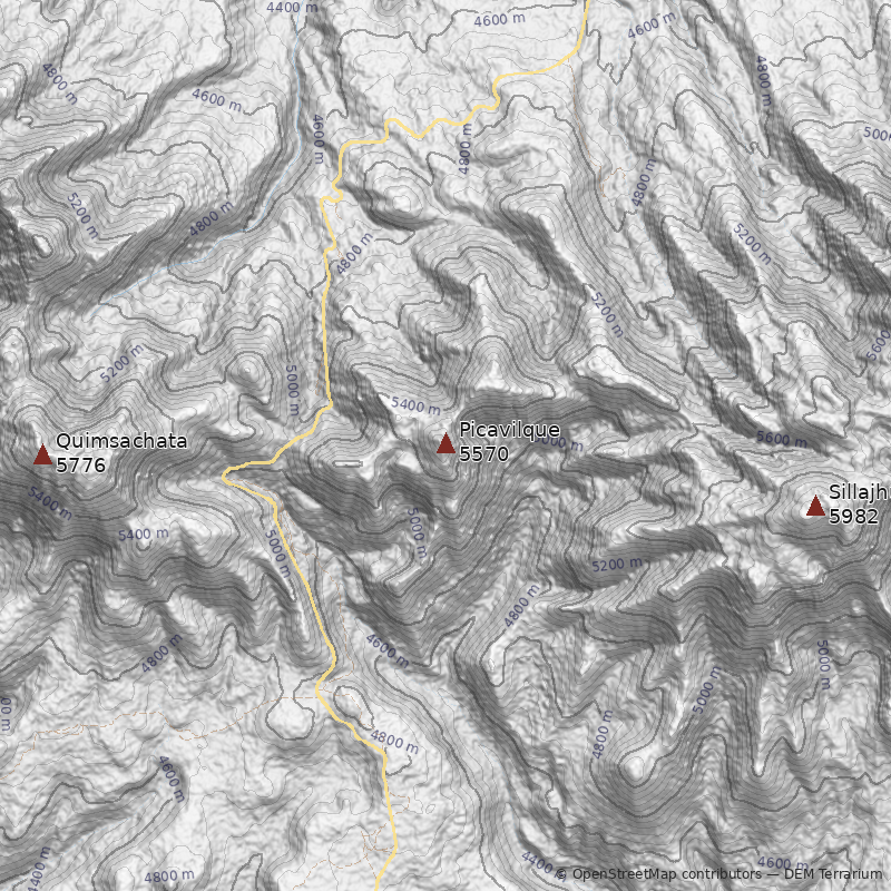 Mapa Cerro Picavilque