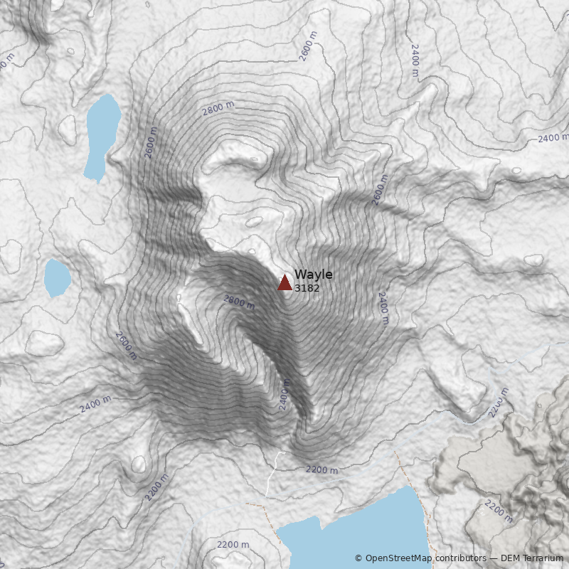Mapa Cerro Wayle