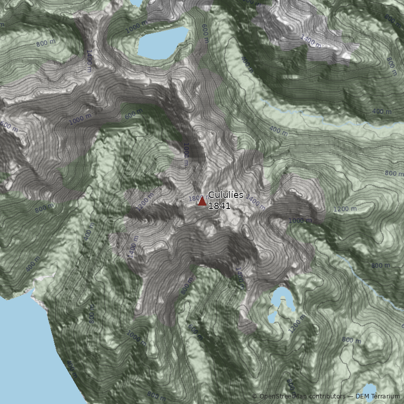 Mapa Cerro Cululíes