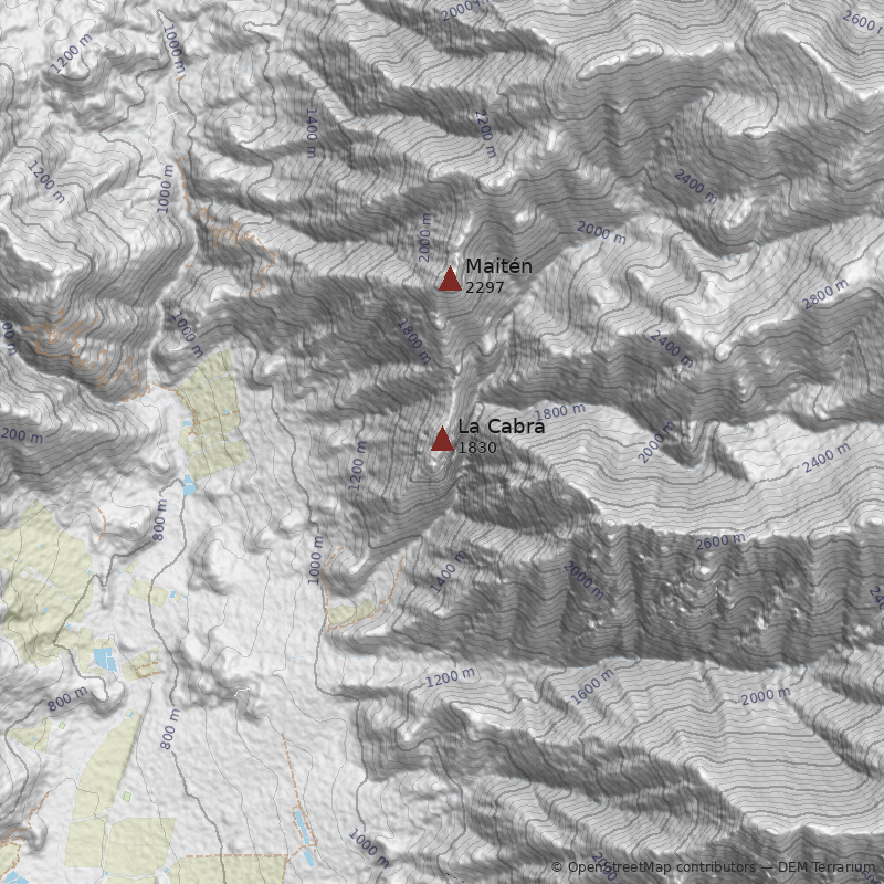 Mapa Morro La Cabra