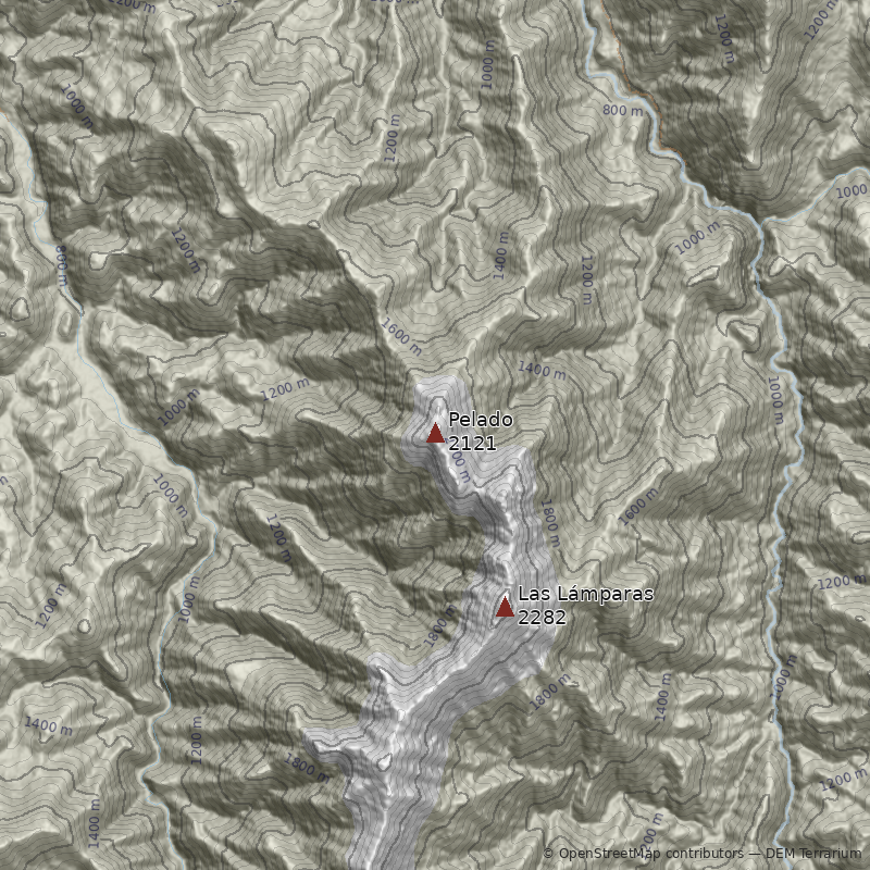 Mapa Cerro Pelado