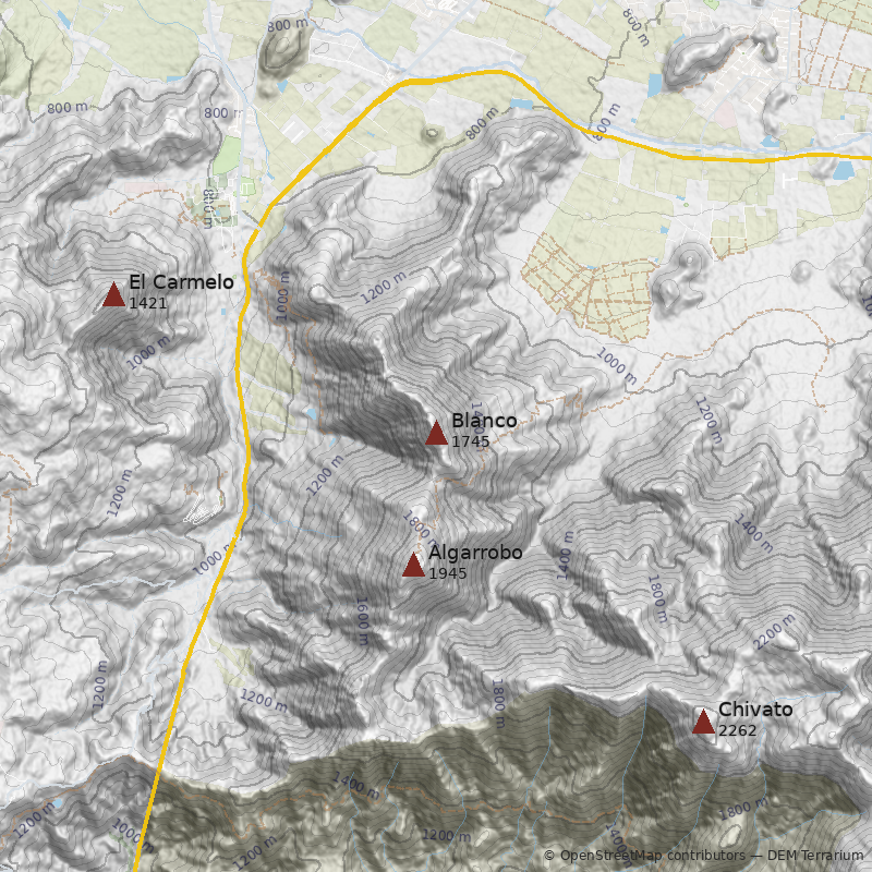 Mapa Morro Blanco