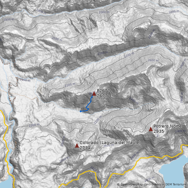 Mapa Cerro P2677