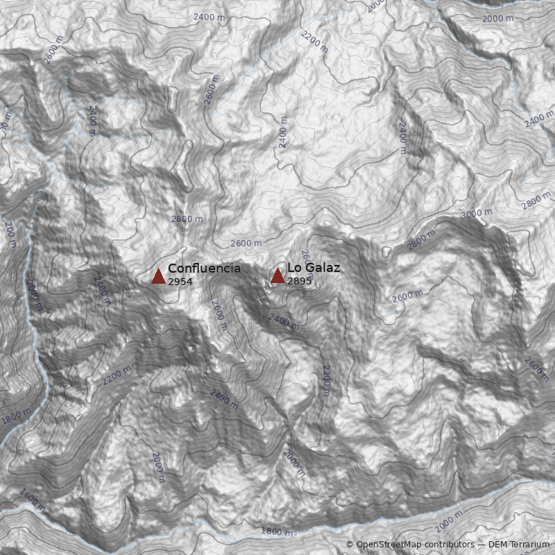 Mapa Cerro Lo Galaz
