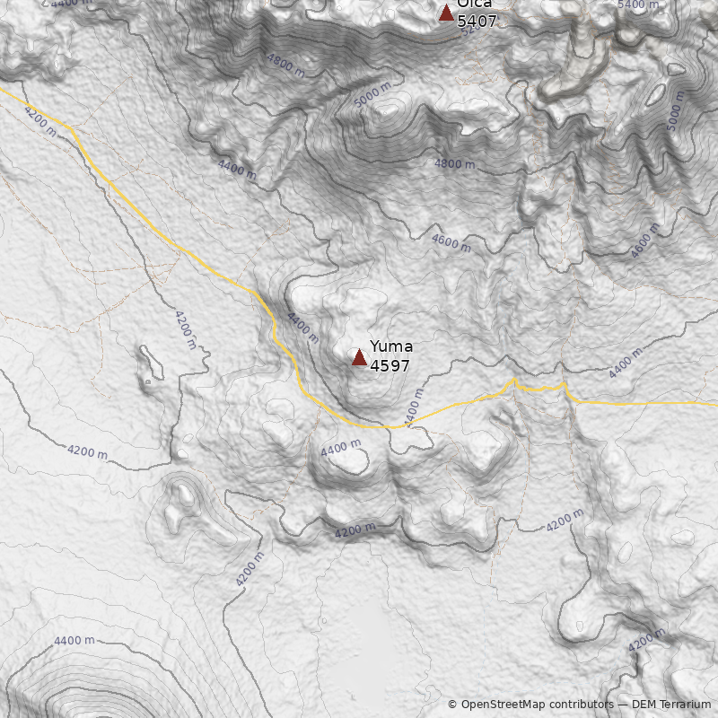 Mapa Cerro Yuma