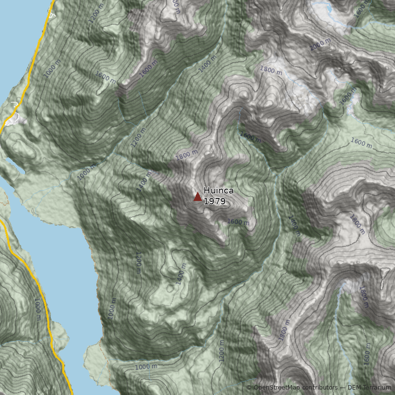 Mapa Cerro Huinca