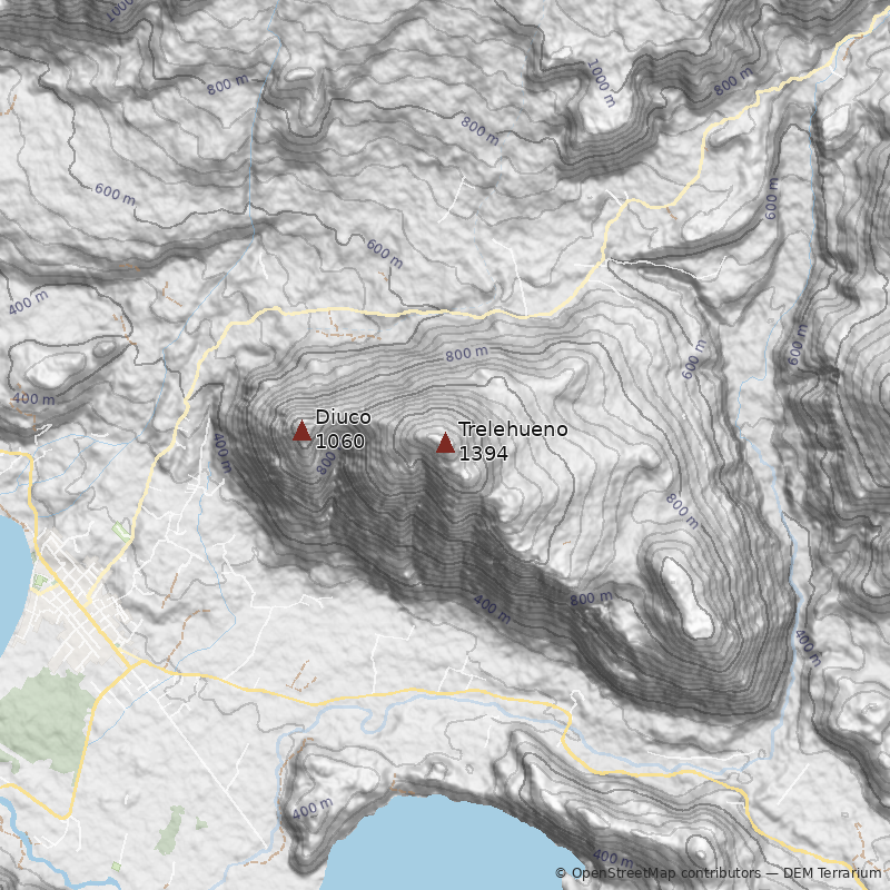 Mapa Cerro Trelehueno