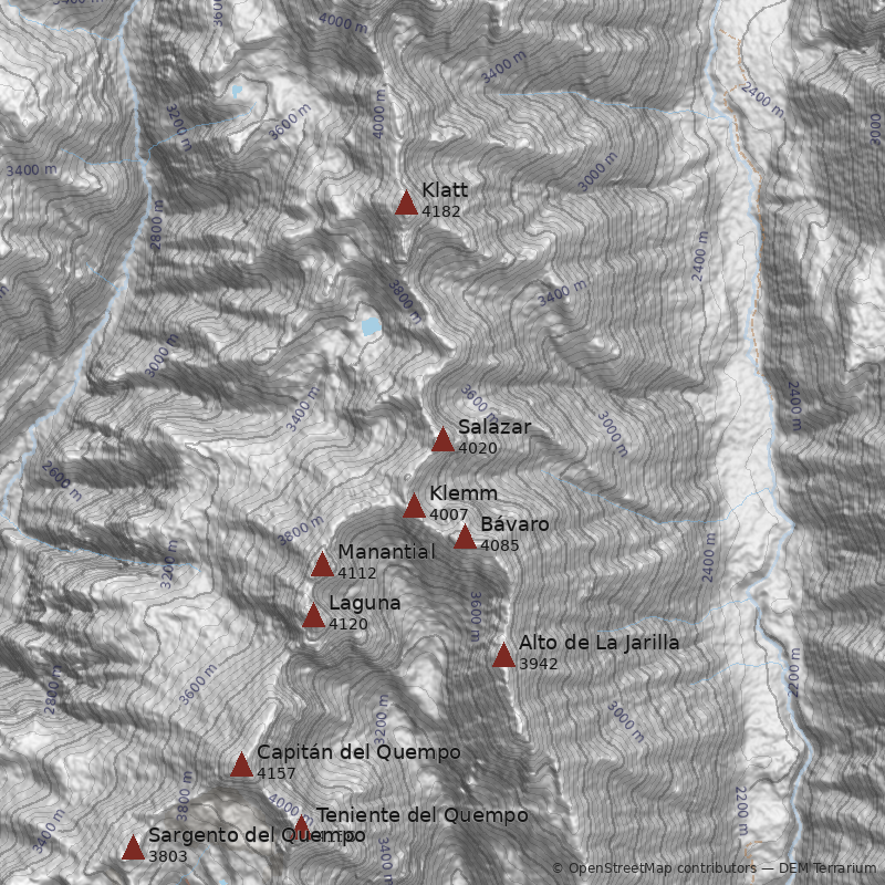 Mapa Cerro Salazar