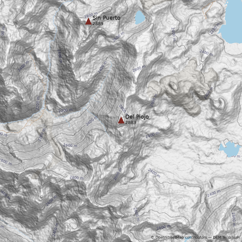 Mapa Cerro Del Piojo