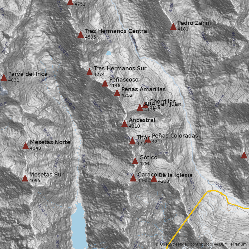 Mapa Pico Ancestral