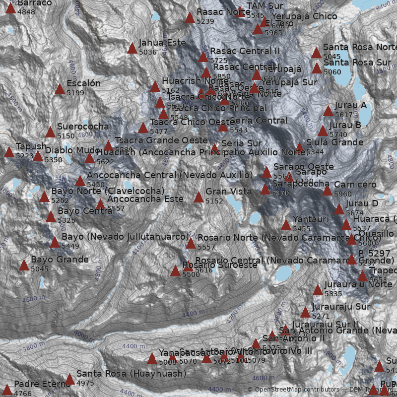 Mapa Cerro Gran Vista