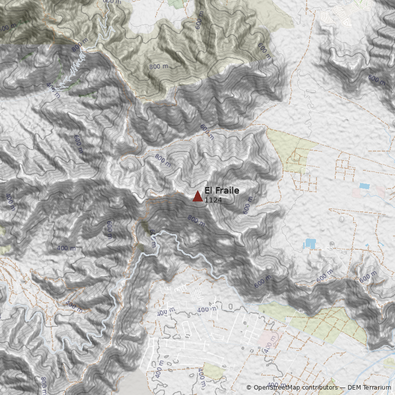 Mapa Morro El Fraile