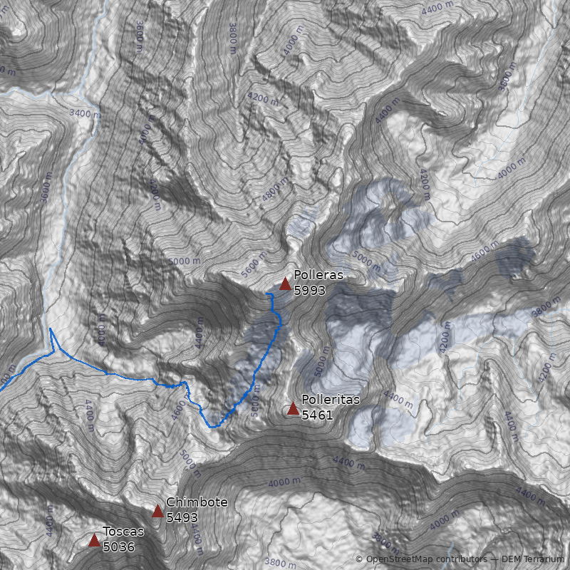 Mapa Cerro Polleras