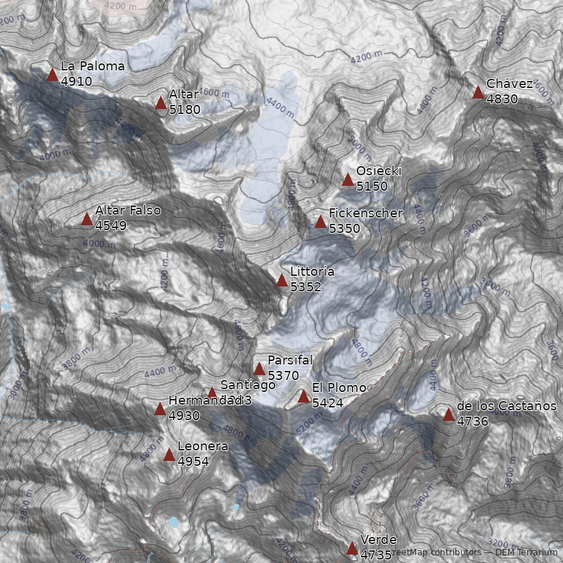 Mapa Cerro Littoria