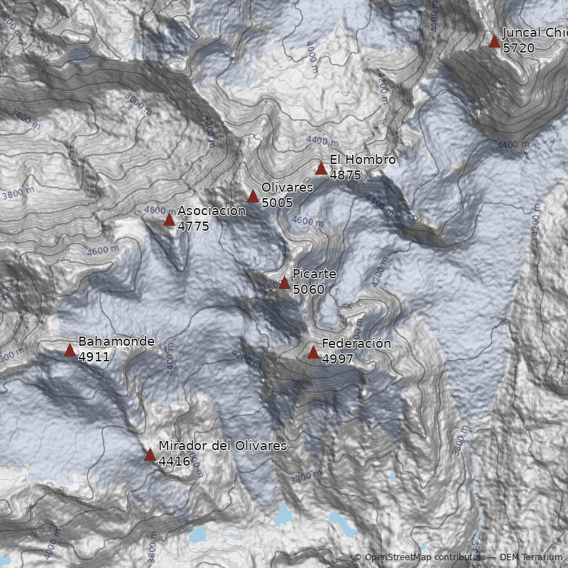Mapa Cerro Picarte