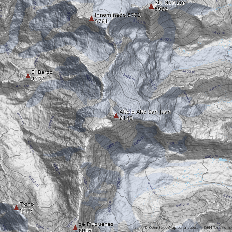 Mapa Cerro Alto o Alto San Juan