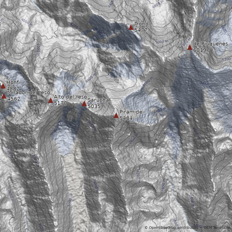 Mapa Cerro Pirámide