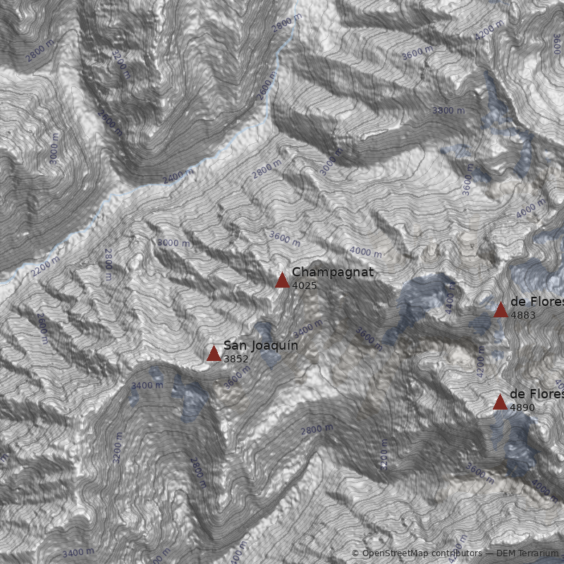 Mapa Cerro Champagnat