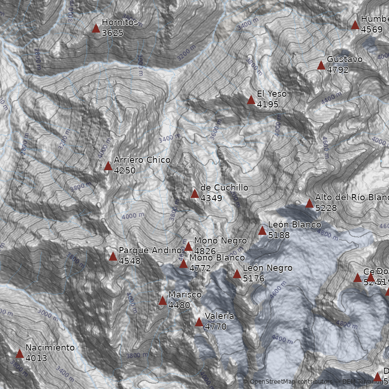 Mapa Punta de Cuchillo