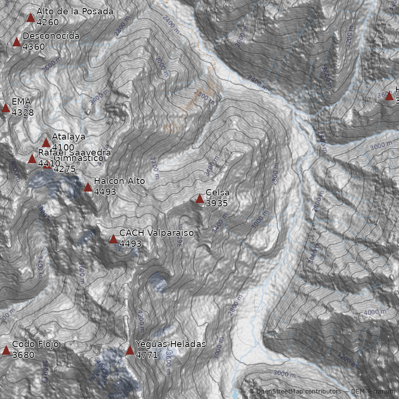 Mapa Cerro Celsa