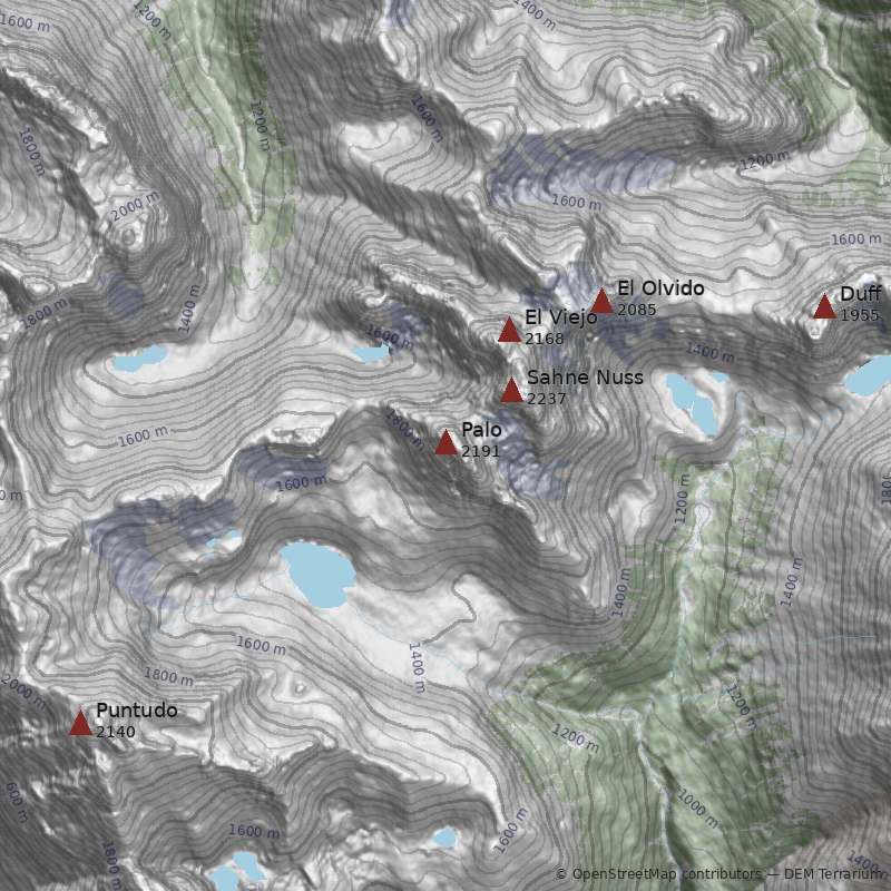 Mapa Cerro Palo