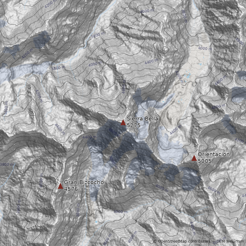 Mapa Cerro Sierra Bella
