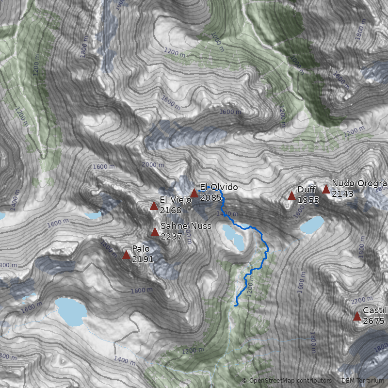 Mapa Punta El Olvido