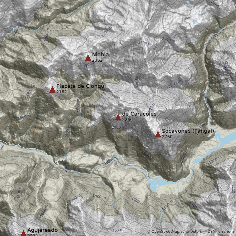 Mapa Aguja de Caracoles