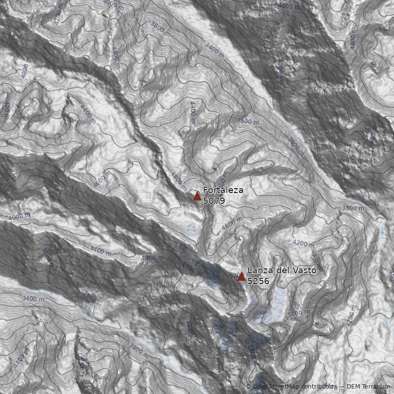 Mapa Cerro Fortaleza
