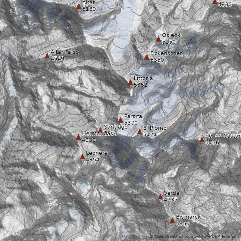 Mapa Punta Parsifal