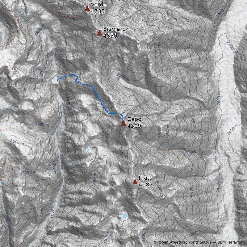 Mapa Cerro Cepo