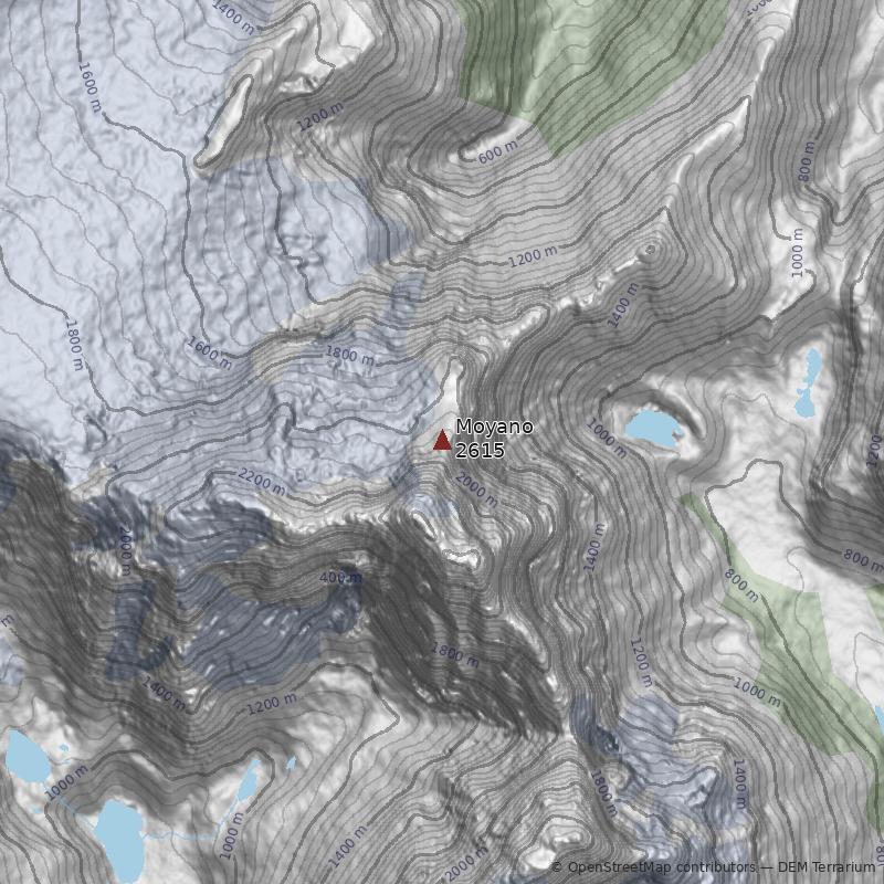 Mapa Cerro Moyano