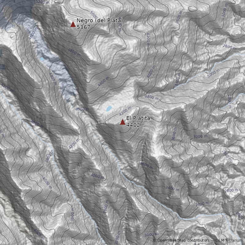 Mapa Cerro El Platita