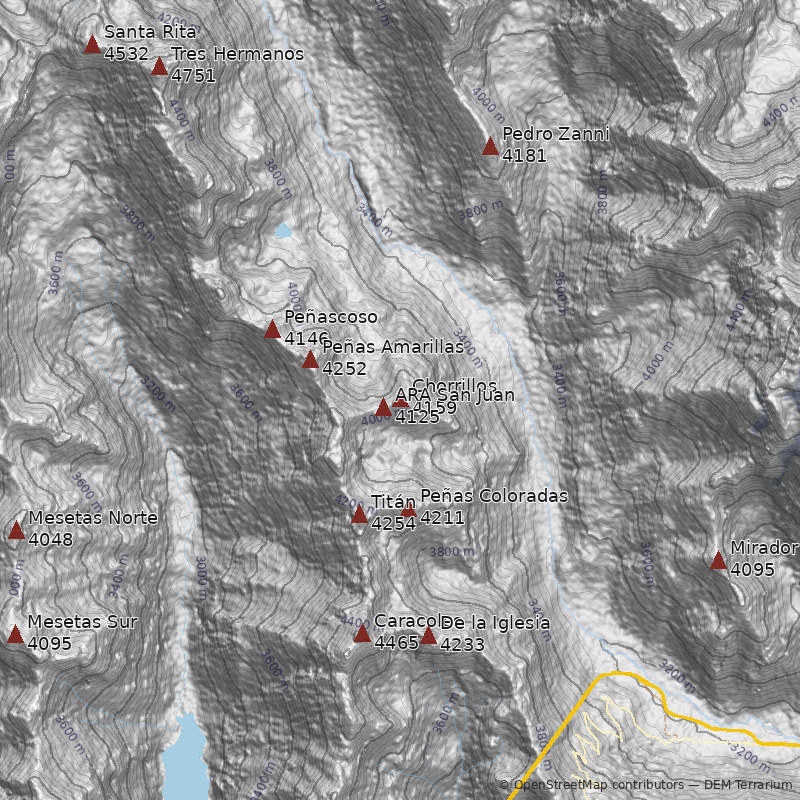 Mapa Pico Chorrillos