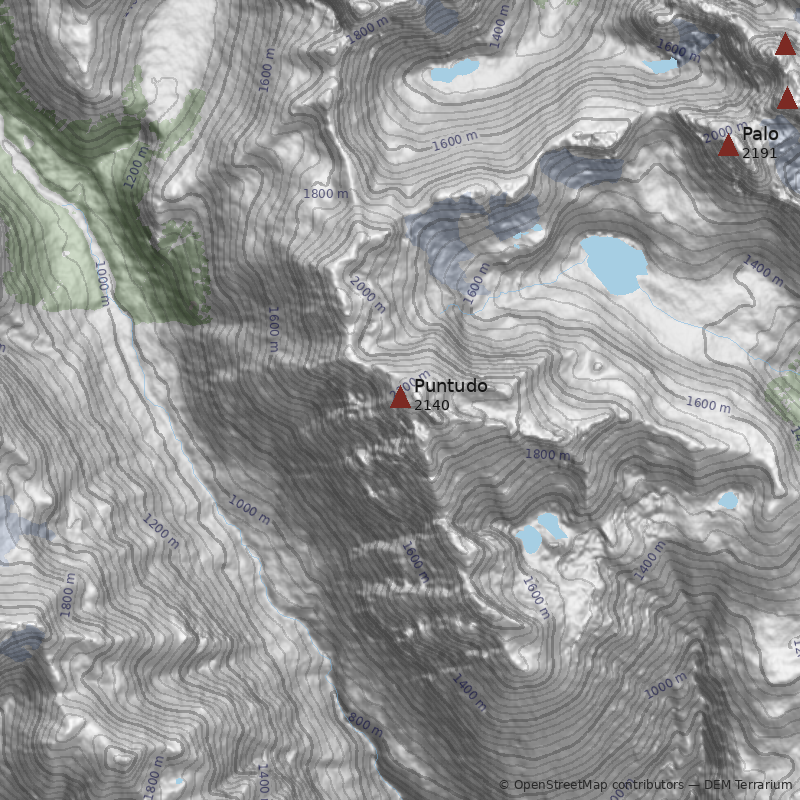 Mapa Cerro Puntudo
