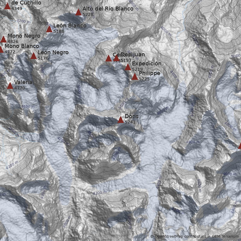 Mapa Cerro Doris
