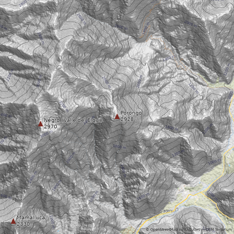 Mapa Cerro Porongo