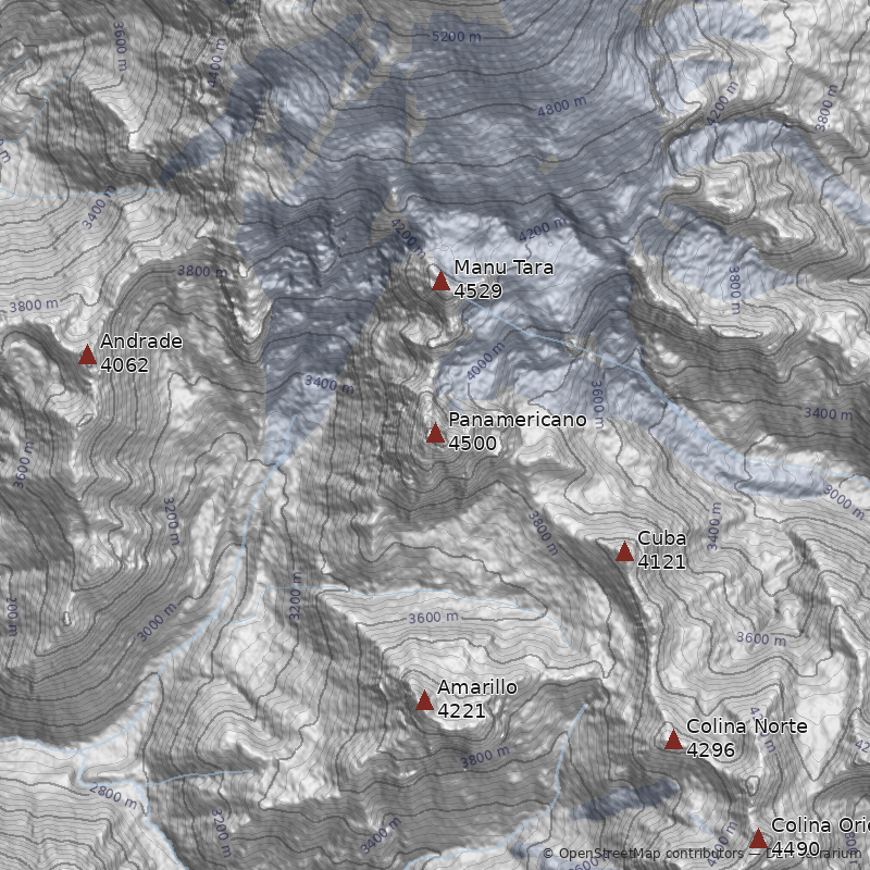 Mapa Cerro Panamericano