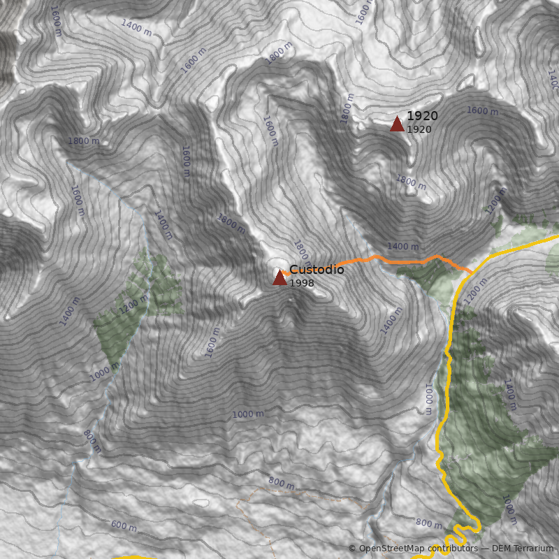 Mapa Cerro Custodio