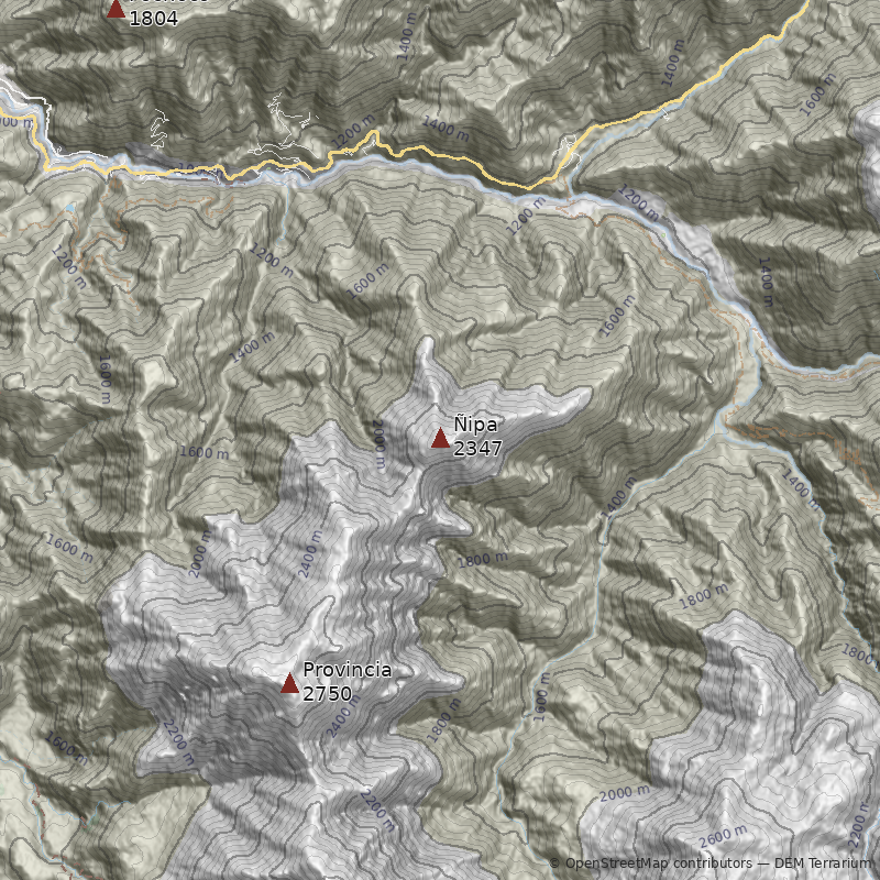 Mapa Cerro Ñipa