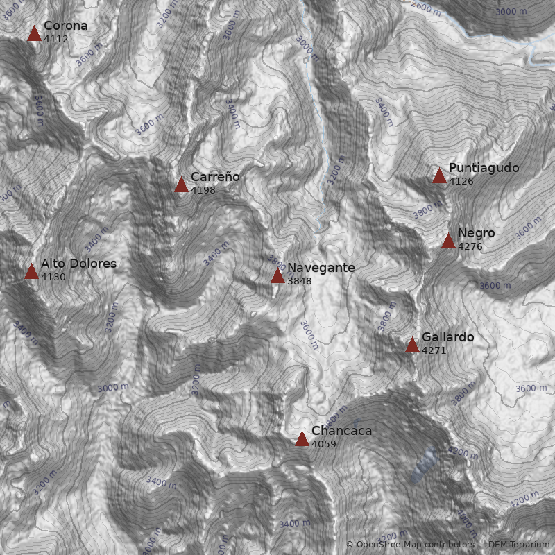 Mapa Cerro Navegante