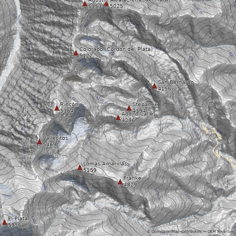Mapa Cerro Adolfo Calle