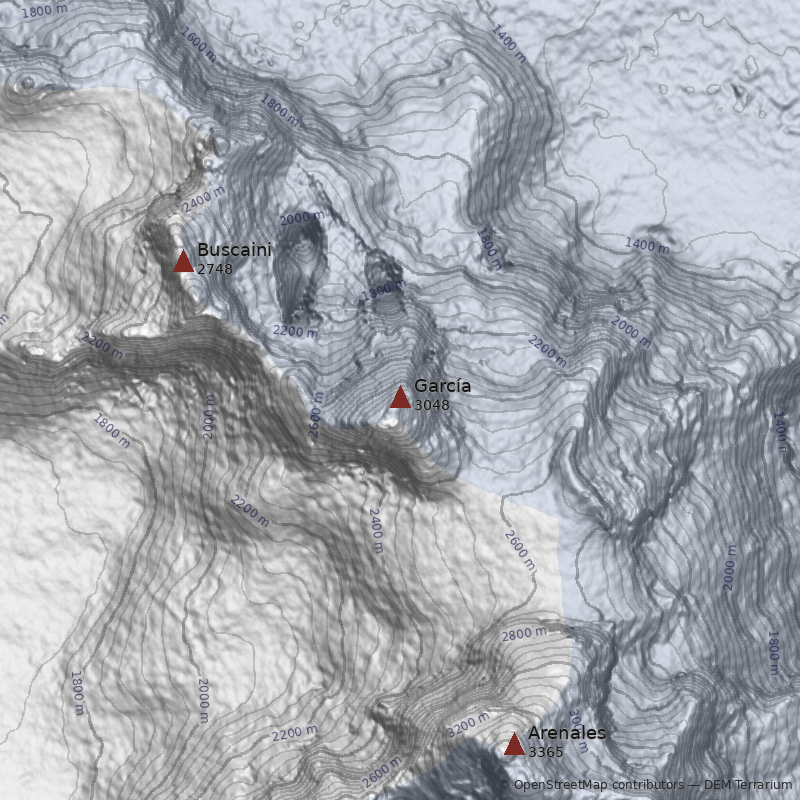 Mapa Cerro García