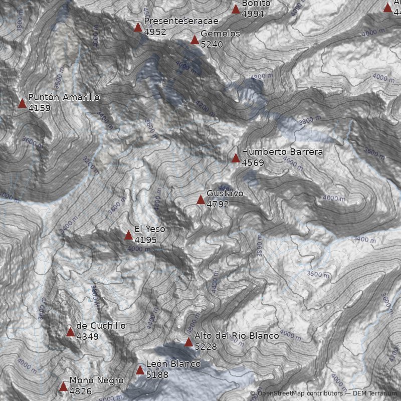 Mapa Cerro Gustavo