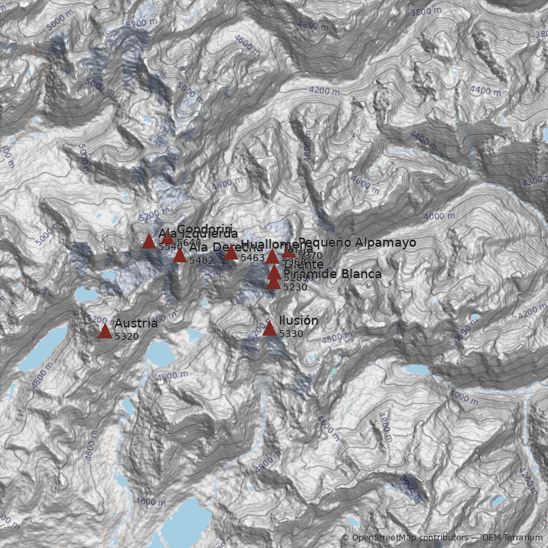 Mapa Cerro Diente