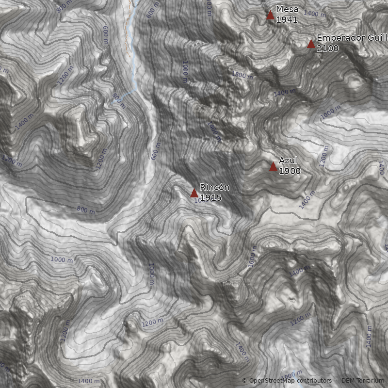 Mapa Punta Rincón