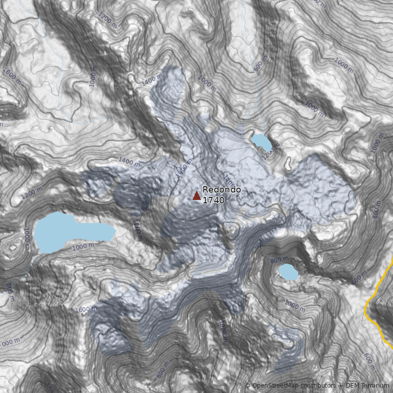 Mapa Cerro Redondo