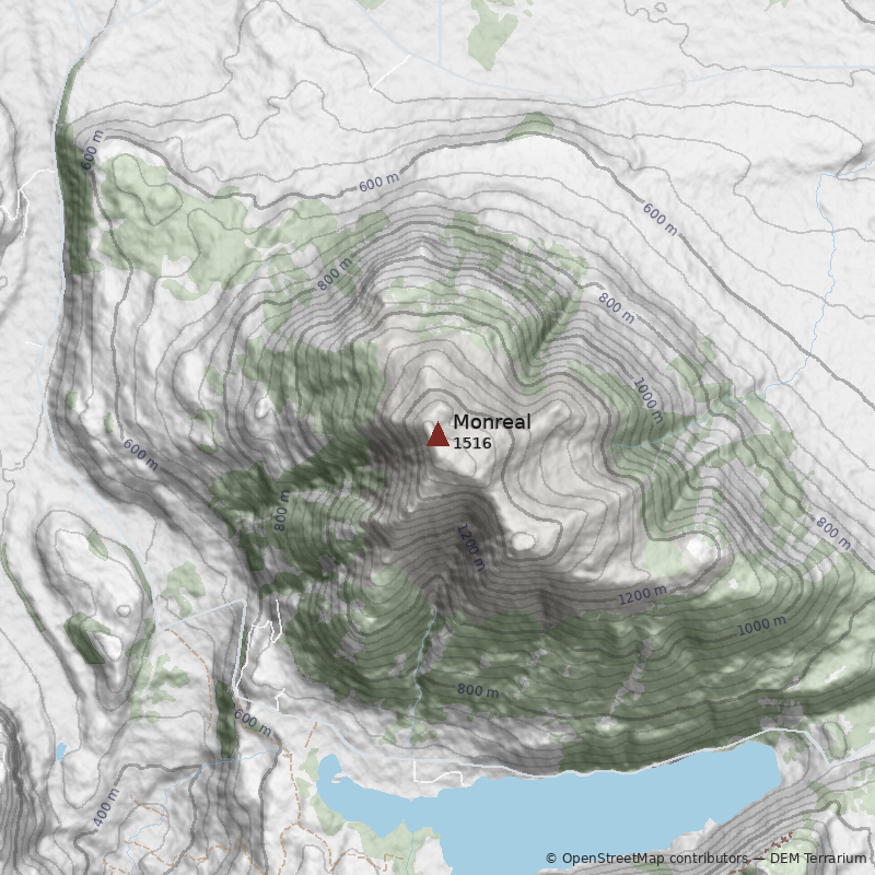 Mapa Cerro Monreal