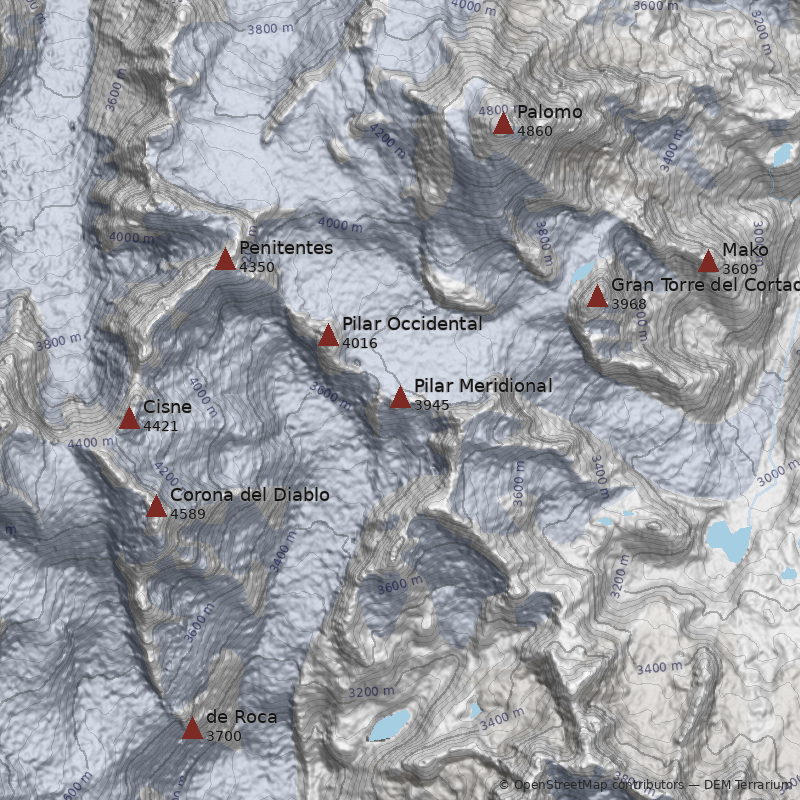 Mapa Cerro Pilar Meridional
