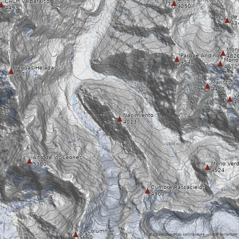 Mapa Aguja Nacimiento